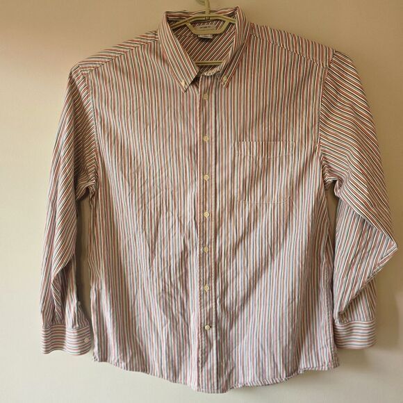 Old Navy Other - Old Navy Mens Long Sleeve Button Down Blue Striped Shirt Size XL, Classic Preppy